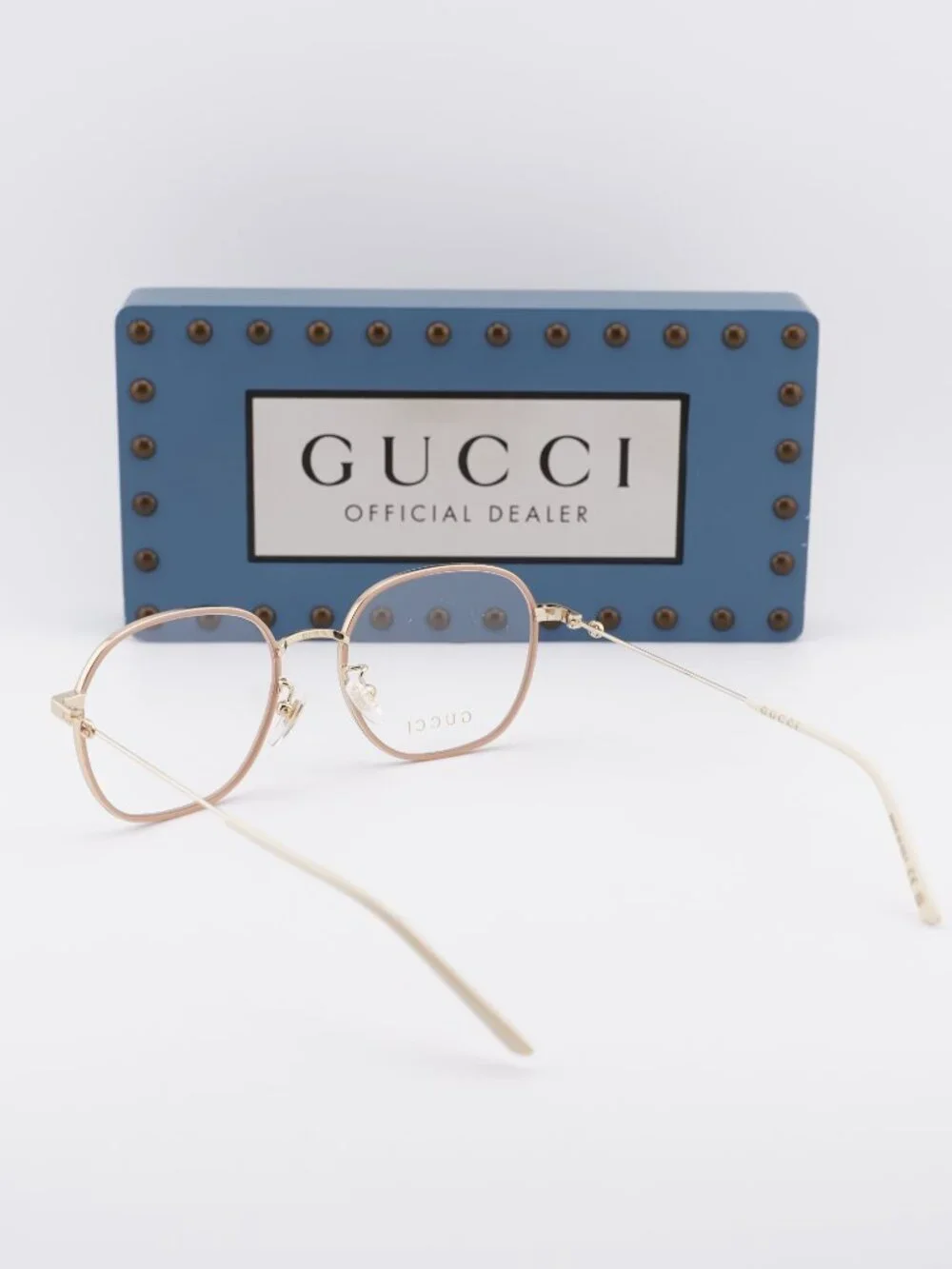 Gucci GG1198OA 002 Women Round Eyeglasses - Gold 53mm